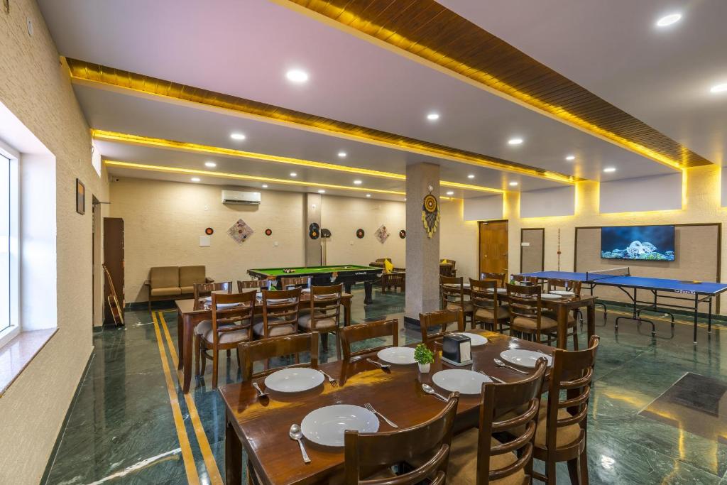 Restaurace v ubytování Zostel Homes Pushkar