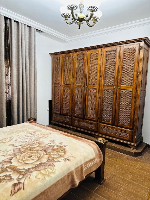 Postel nebo postele na pokoji v ubytování شقق الياسمين 2