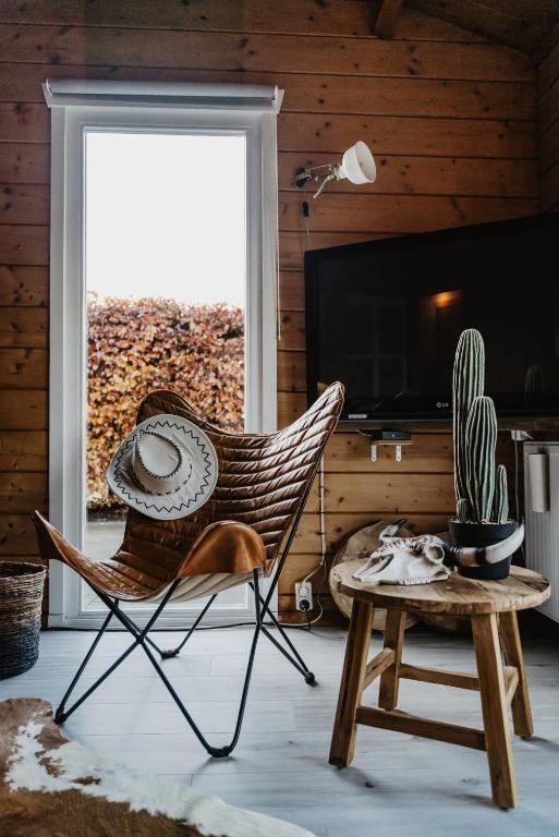 TV a/nebo společenská místnost v ubytování Country Holiday Home