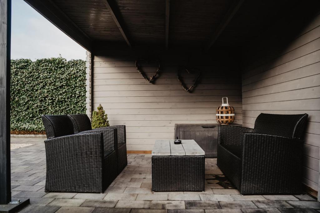 Posezení v ubytování Country Holiday Home