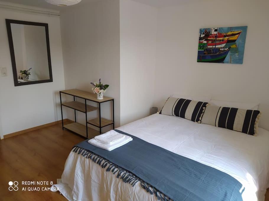 Posteľ alebo postele v izbe v ubytovaní Maison de la Vaux