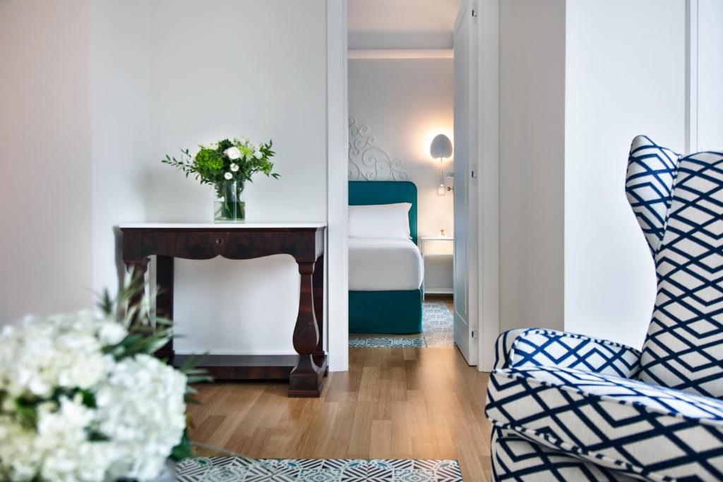 Posezení v ubytování Pazziella Garden & Suites