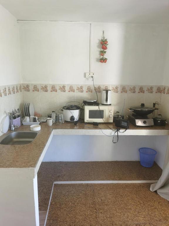 Kuchyň nebo kuchyňský kout v ubytování La Belle du Sud
