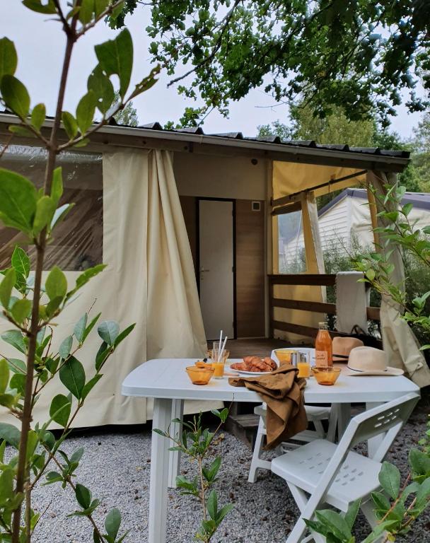 Zahrada ubytování Camping Saint Laurent