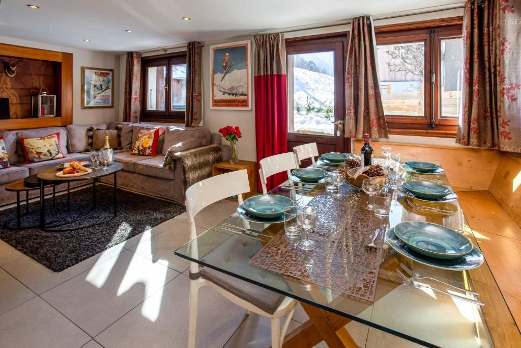 Posedenie v ubytovaní Chalet le Tremplin