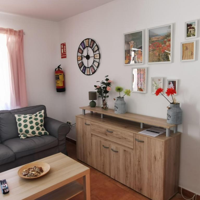 Posezení v ubytování CASITAS PINILLA DEL VALLE