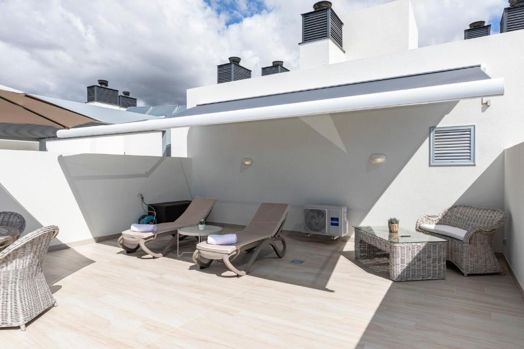 Posezení v ubytování MEDANO4YOU Tejita Dream Penthouse