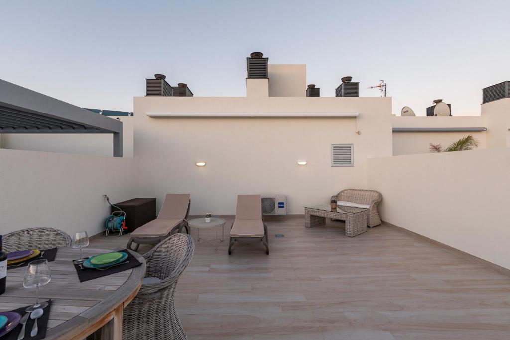Posezení v ubytování MEDANO4YOU Tejita Dream Penthouse