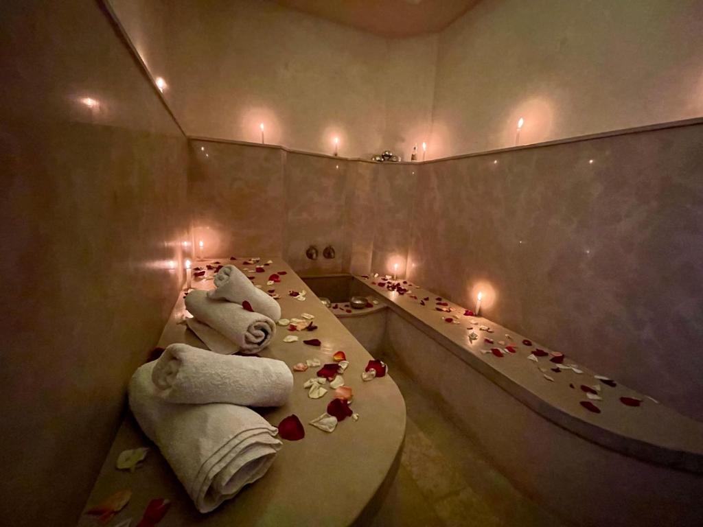 Lázně a/nebo wellness v ubytování Riad Al Hamama