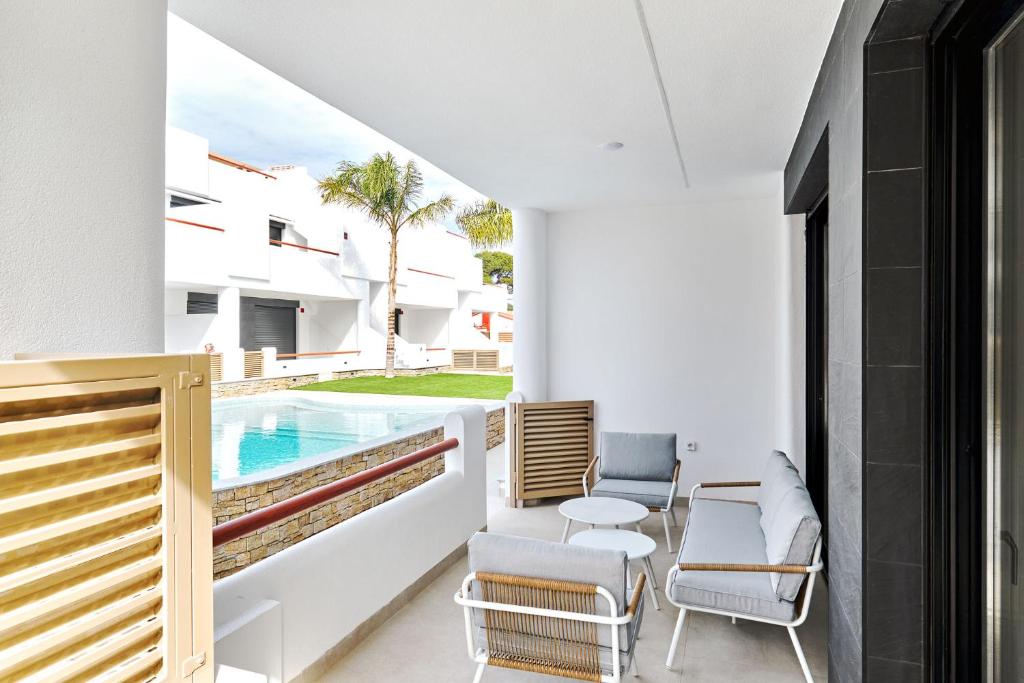 Bazén v ubytování Apartment Tropical Beach nebo v jeho okolí