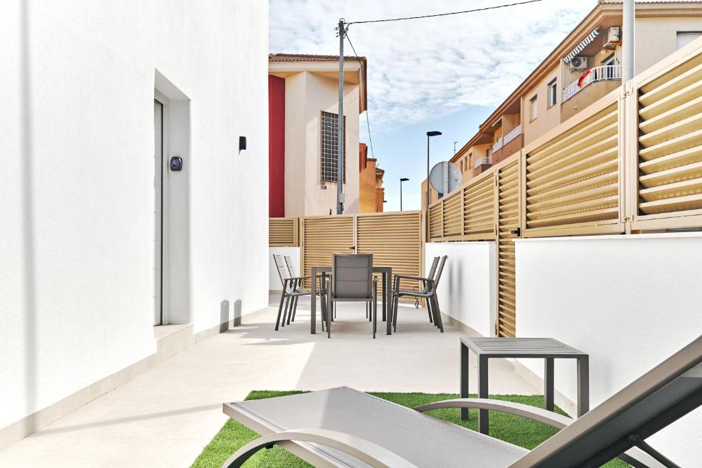 Balkón nebo terasa v ubytování Apartment Tropical Beach