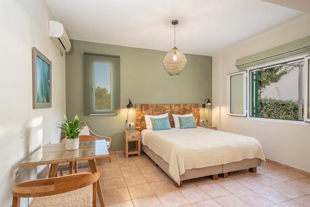 Postel nebo postele na pokoji v ubytování Seashell Luxury Residence - Studio 1
