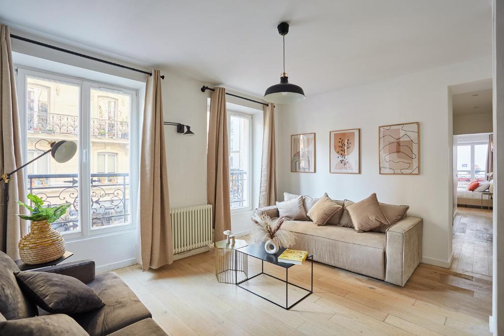 Posedenie v ubytovaní Residence Center of Paris le Marais by Studio prestige