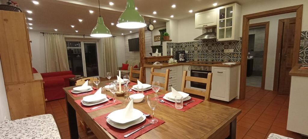 Cucina o angolo cottura di Ubytování U Kapličky