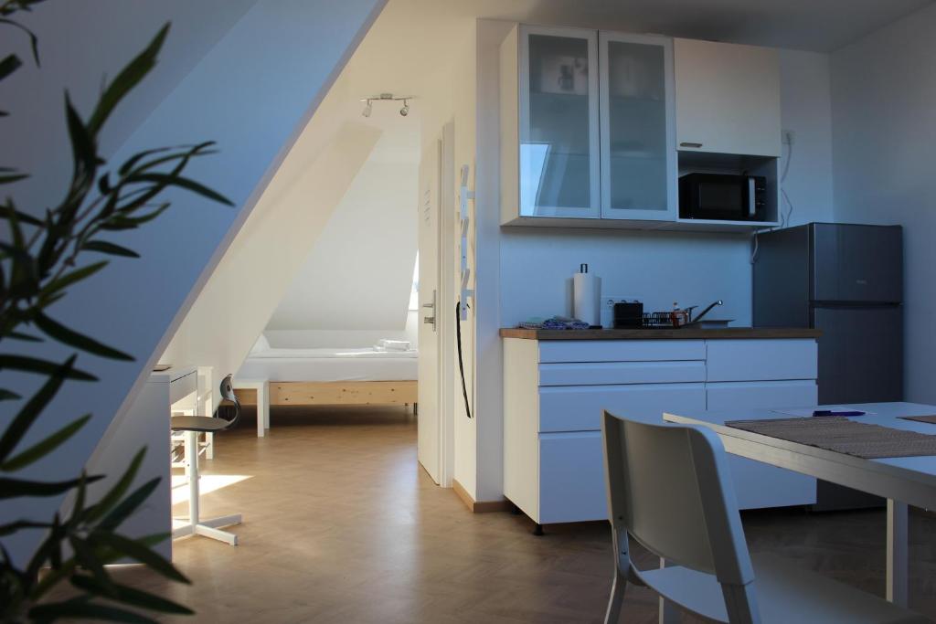 Kuchyň nebo kuchyňský kout v ubytování Haus Semmi