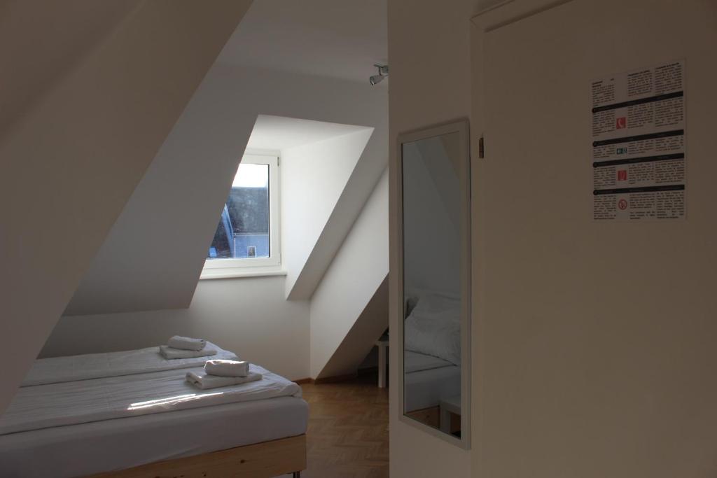 Postel nebo postele na pokoji v ubytování Haus Semmi