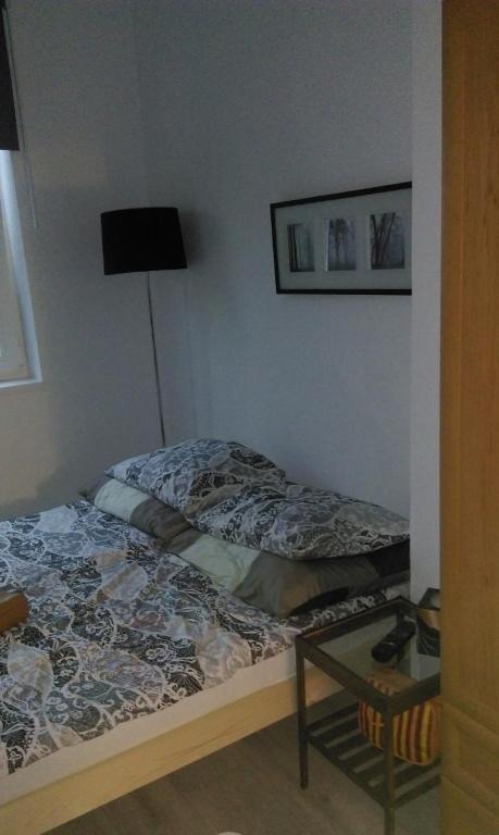 Łóżko lub łóżka w pokoju w obiekcie Sercówka Międzyzdroje
