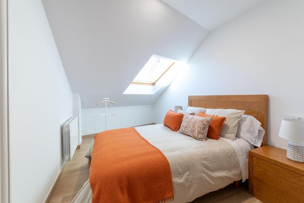 Postel nebo postele na pokoji v ubytování Apartamento Solpor Bueu