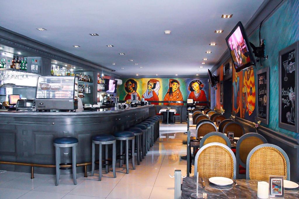 Lounge nebo bar v ubytování Mansión Mérida Boutique Hotel - Restaurant
