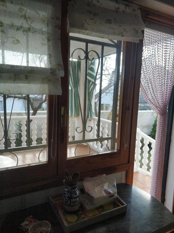 Balkón nebo terasa v ubytování La lechuza blanca