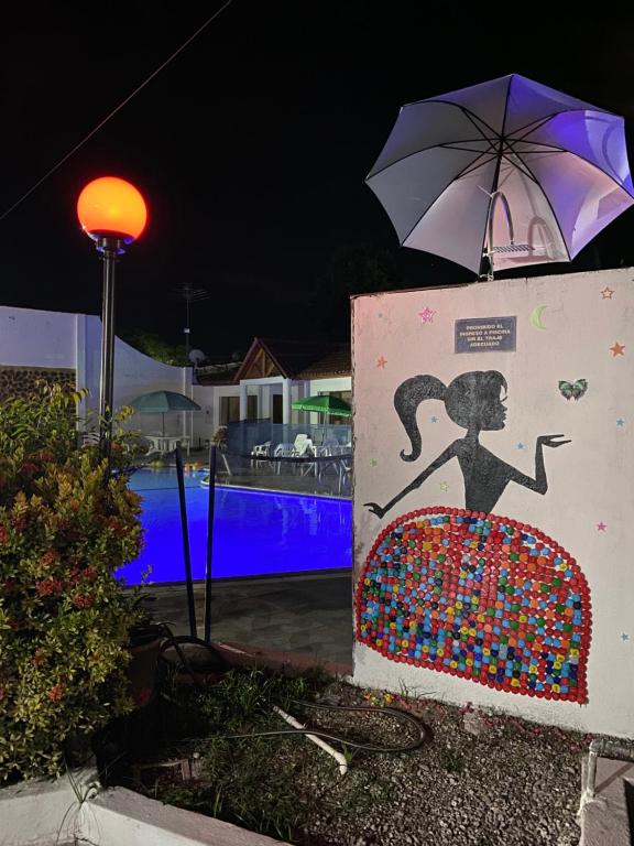 Bazén v ubytování Hotel Villa Ricaurte nebo v jeho okolí