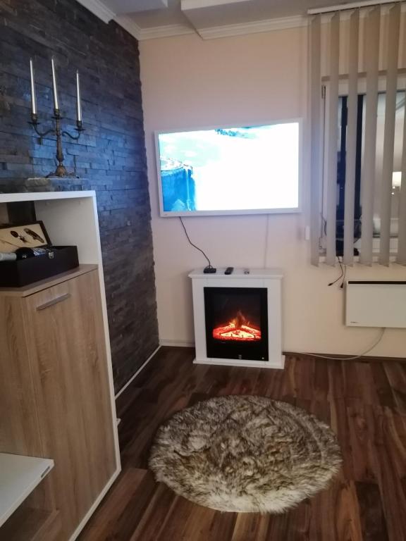Cucina o angolo cottura di Apartman Dionis SM