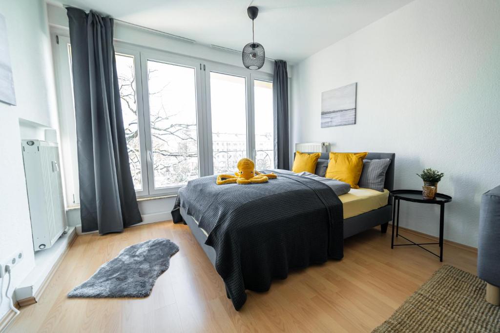 Postel nebo postele na pokoji v ubytování Full House Apartments - HS46 3 Bedroom Apartment