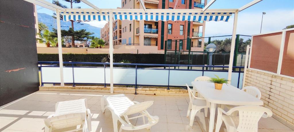 Balkón alebo terasa v ubytovaní Apartamento Sueños del Mar II by DENIA COSTA