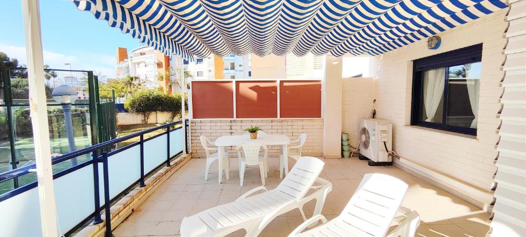 Balkón alebo terasa v ubytovaní Apartamento Sueños del Mar II by DENIA COSTA