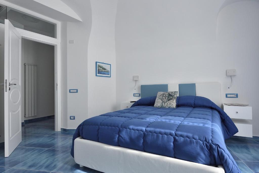 Postel nebo postele na pokoji v ubytování Amalfi Sea View