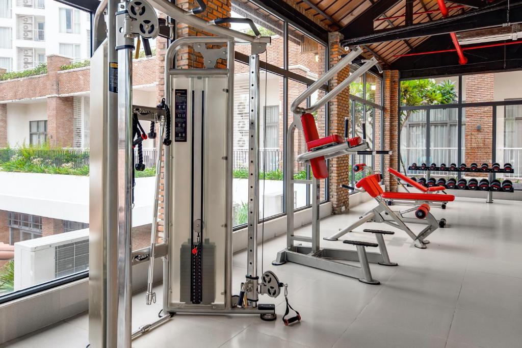 Fitness centrum a/nebo fitness zařízení v ubytování The Pearl Hoi An