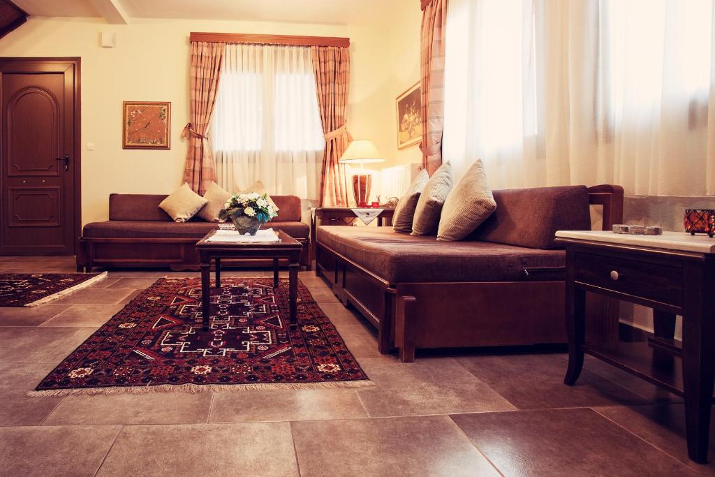 Posezení v ubytování Militsa Guesthouse