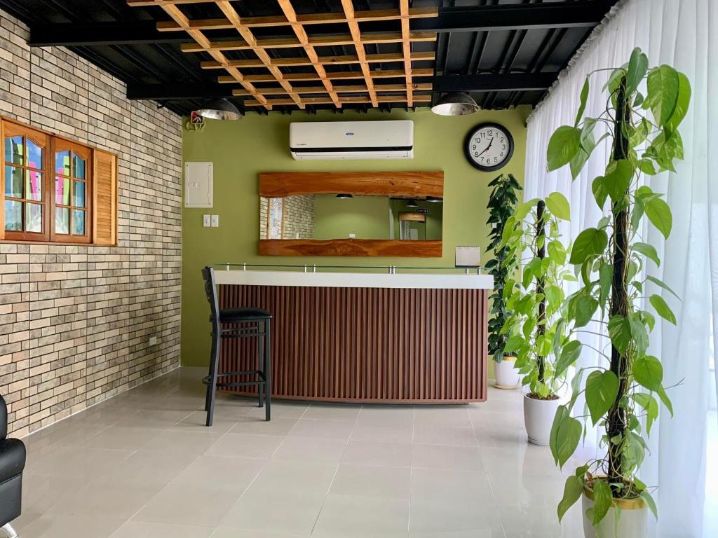 Kuchyň nebo kuchyňský kout v ubytování Sunshine Stay Panglao