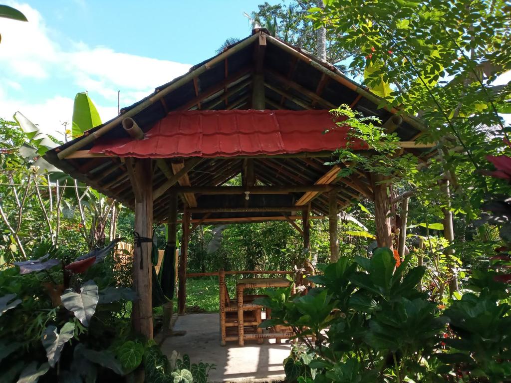 Zahrada ubytování Vanilla Cottage Tetebatu