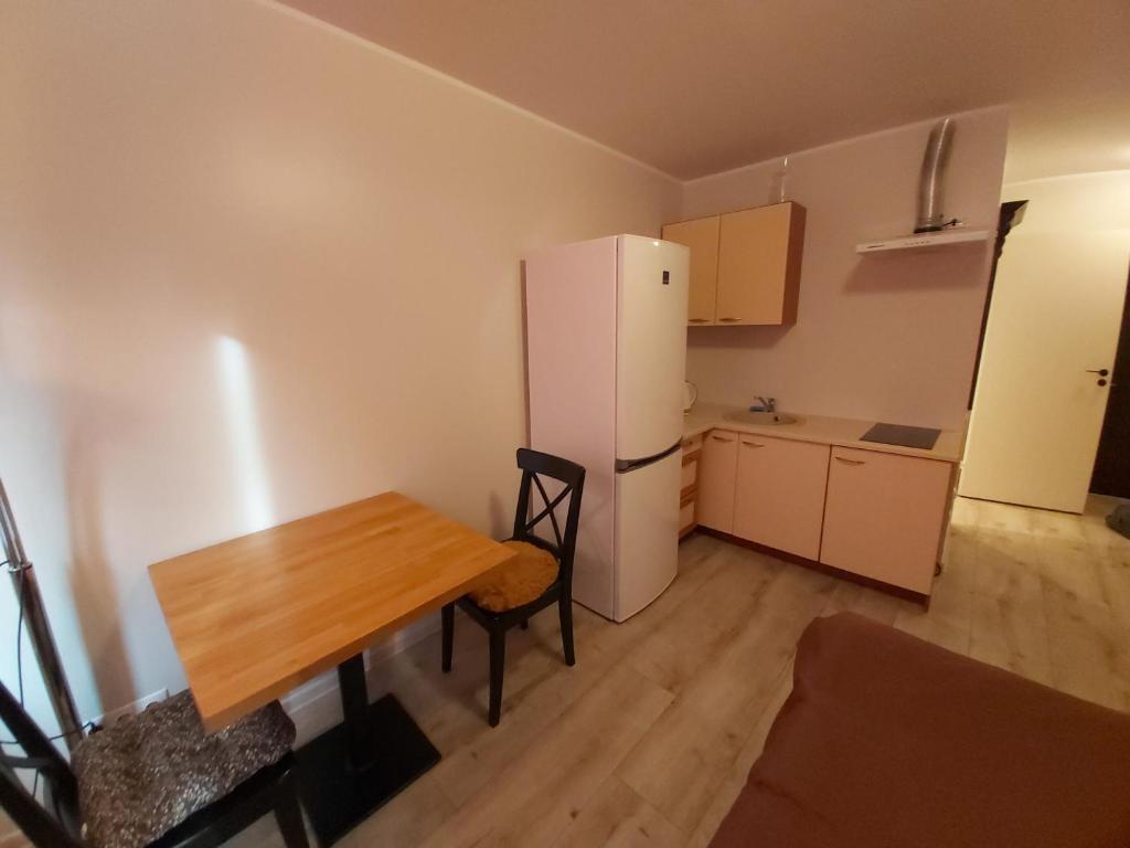 Kuchyň nebo kuchyňský kout v ubytování Telliskivi Apartment