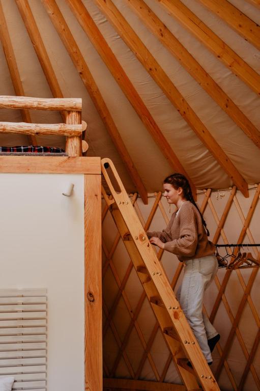 Hosté ubytování Glamping jurty Czapla