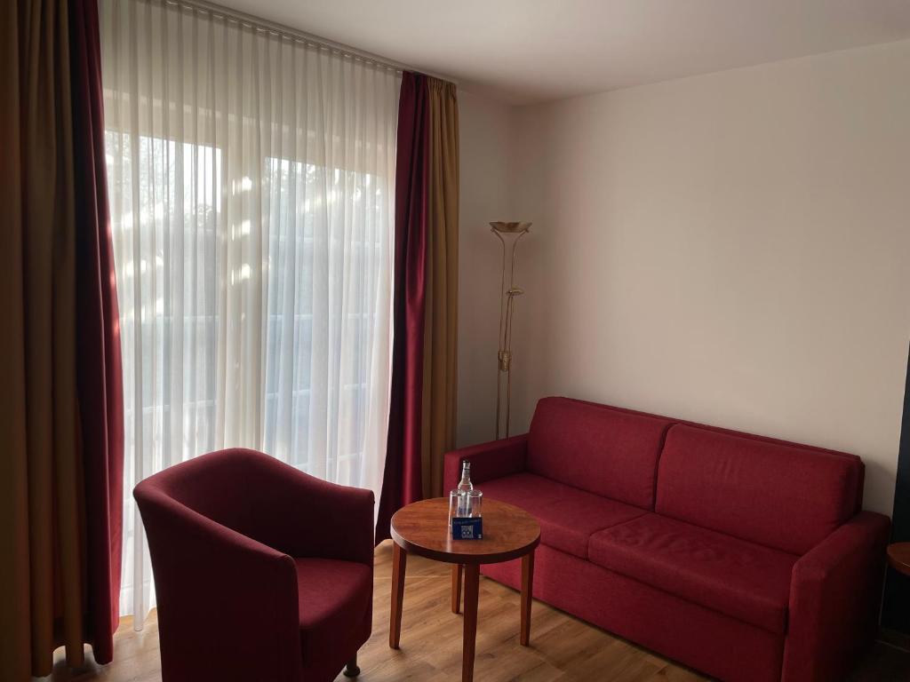 Posezení v ubytování Hotel Osterkrug
