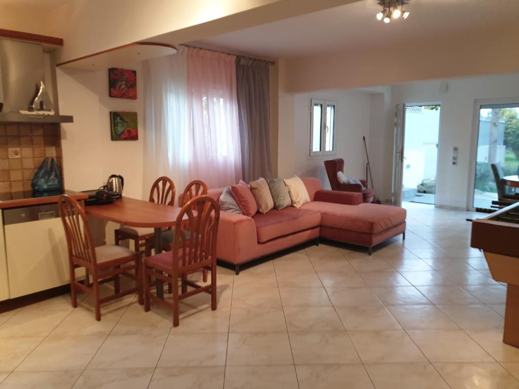 Posezení v ubytování HOUSE SUITES DOMAINE