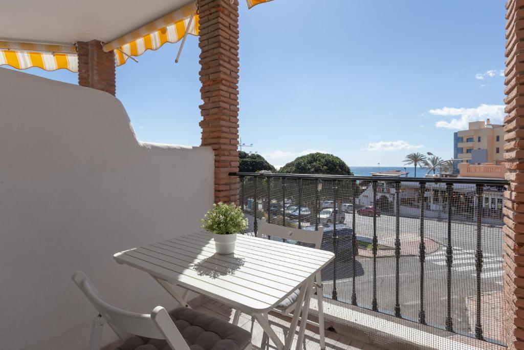 Balkón alebo terasa v ubytovaní Lovely seaview apartment