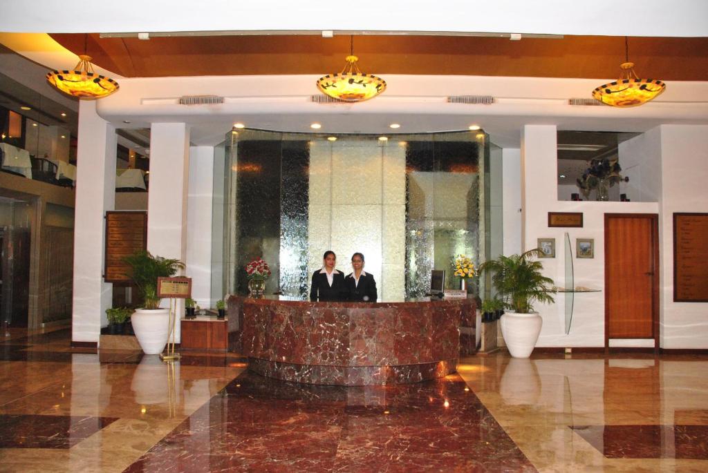 Vstupní hala nebo recepce v ubytování Hotel Aurora Towers