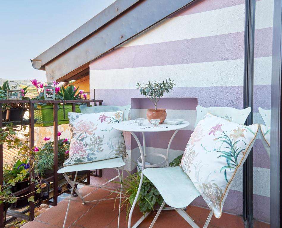 Balkón alebo terasa v ubytovaní Residenza Elisabetta Luxury