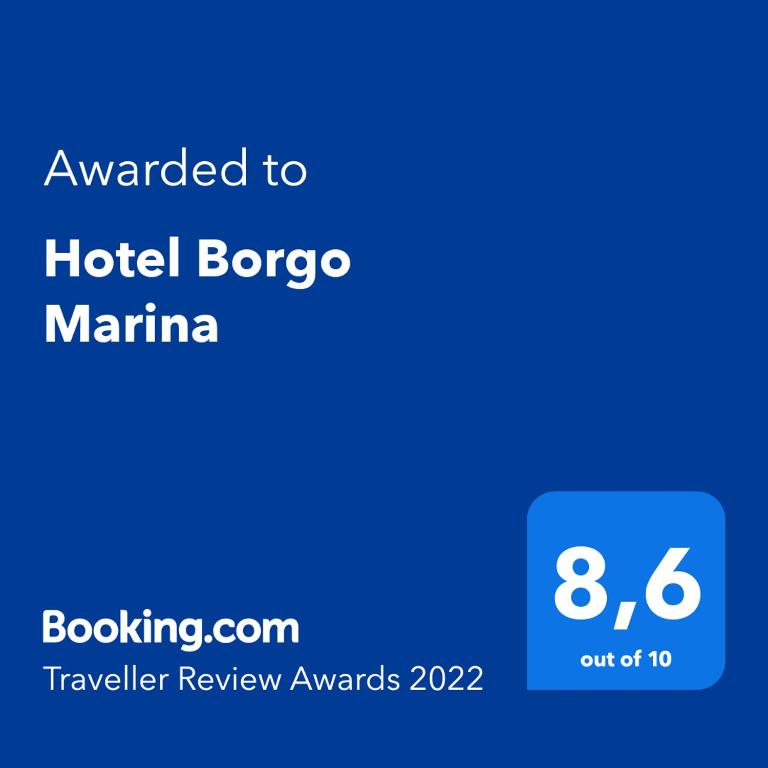 Certifikát, hodnocení, plakát nebo jiný dokument vystavený v ubytování Hotel Borgo Marina