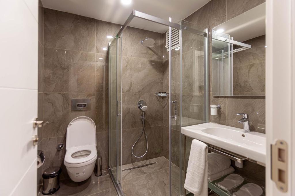 Koupelna v ubytování Lilium Luxury Suites