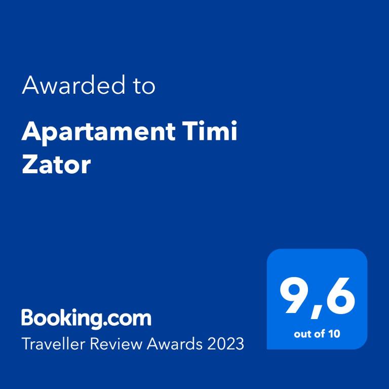 Certifikát, ocenenie alebo iný dokument vystavený v ubytovaní Apartament Timi Zator by Housine