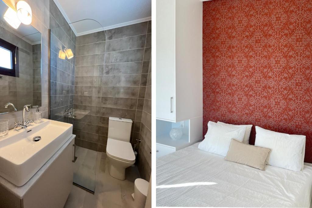 Koupelna v ubytování Brand new luxury Villa Dafne with Heated pool
