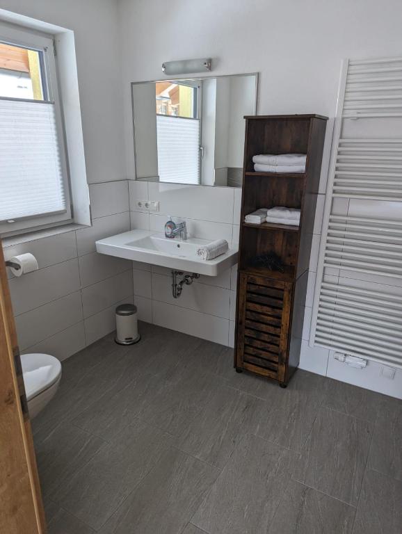 Kúpeľňa v ubytovaní Appartements Gotthardt