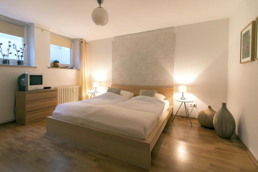 Postel nebo postele na pokoji v ubytování Villa Schönau