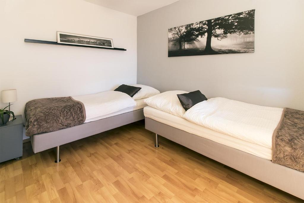 Postel nebo postele na pokoji v ubytování Villa Schönau