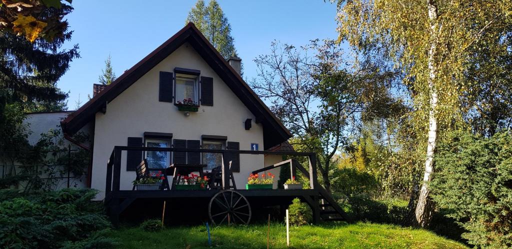 Vonkajšia záhrada v ubytovaní Agroturystyka Lisa Młyn