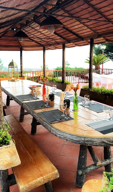 Restaurace v ubytování B&B Iolì Vesuvio